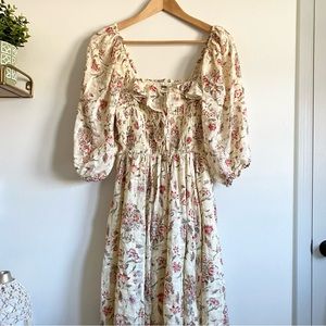 Free People Oasis Floral Midi Dress